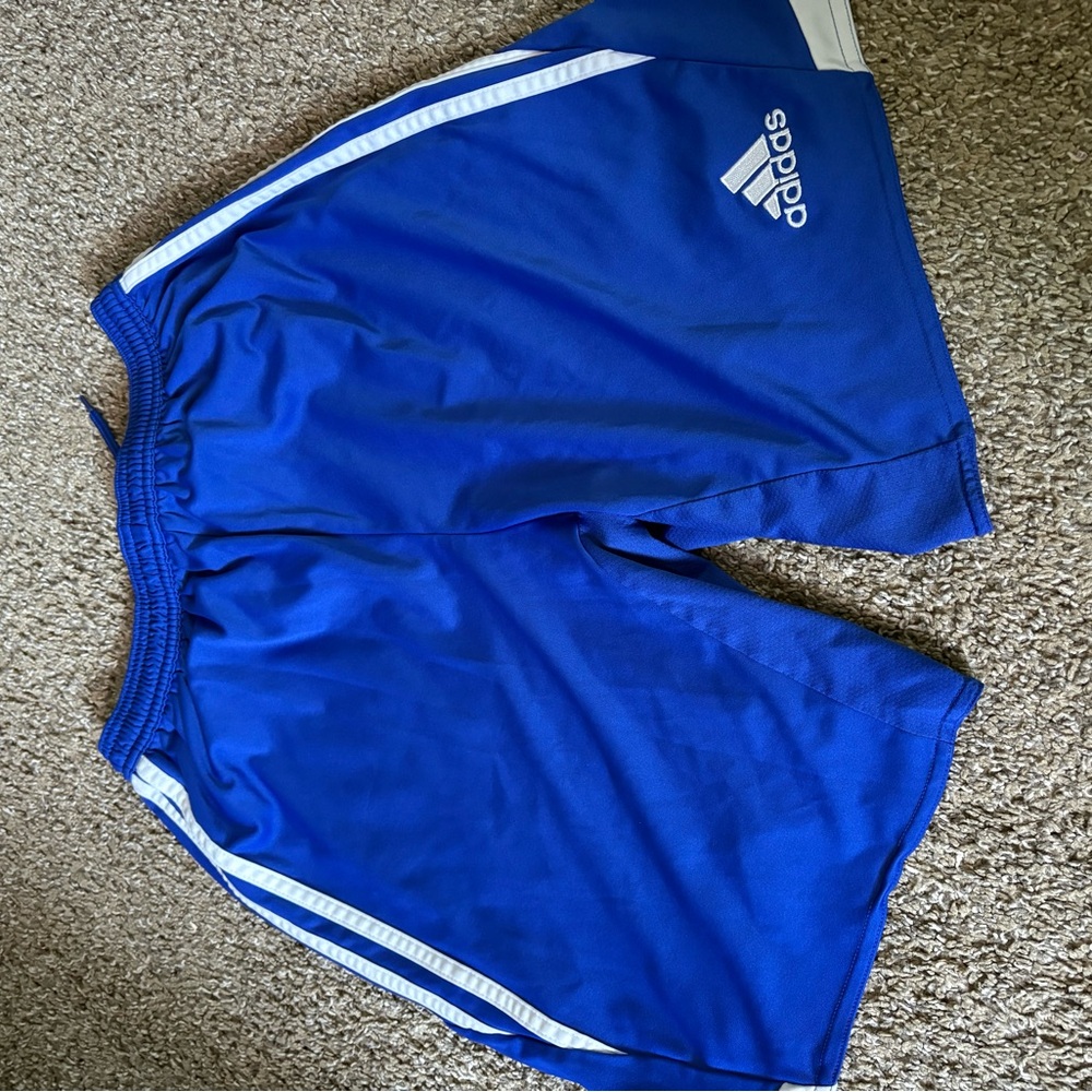 Adidas Men's Blue Athletic Shorts